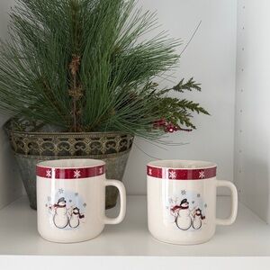 Royal Seasons Stoneware - Snowman Coffee Mug - Hot Cocoa - Winter - Christmas